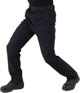 ADHOWBEW Tactical Cargo Pants for Men Elastic Waist Relaxed Fit Big and Tall Construction Pockets Hiking Trousers