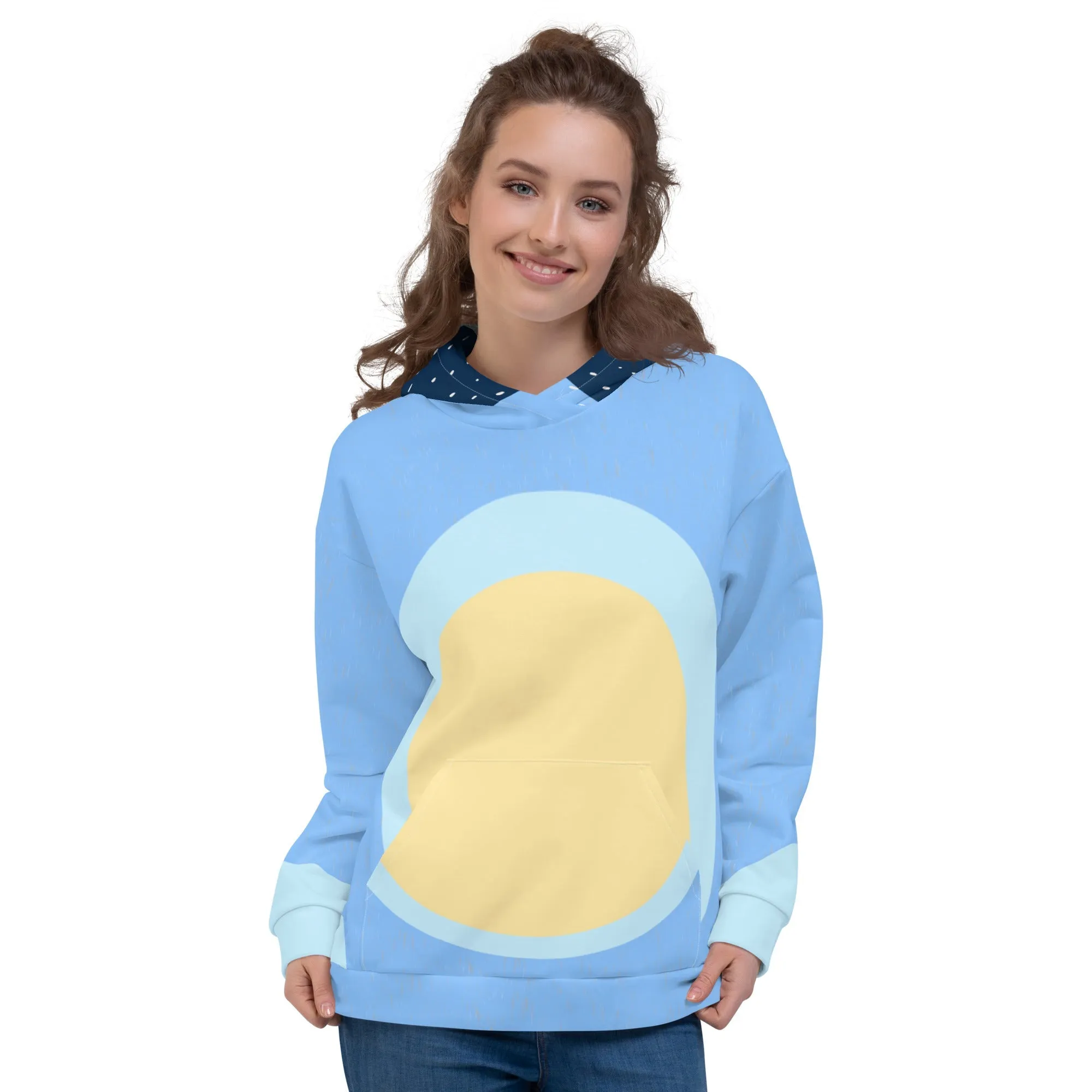 Blue Dog Dad Unisex Hoodie
