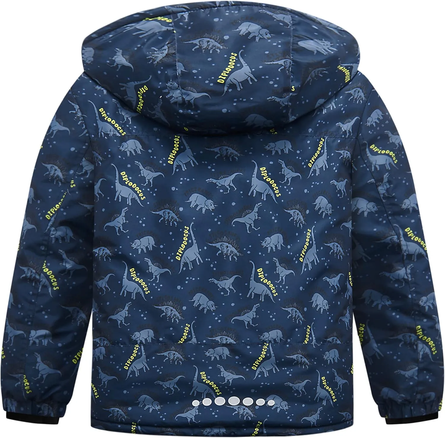 Boys Waterproof Ski Jacket Fleece Lined Warm Winter Snow Coat Hooded Winter Jacket for Kids