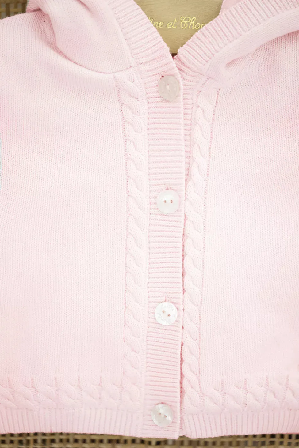 Everyday Sweater Cable Coat- Tartine et Chocolat SP24
