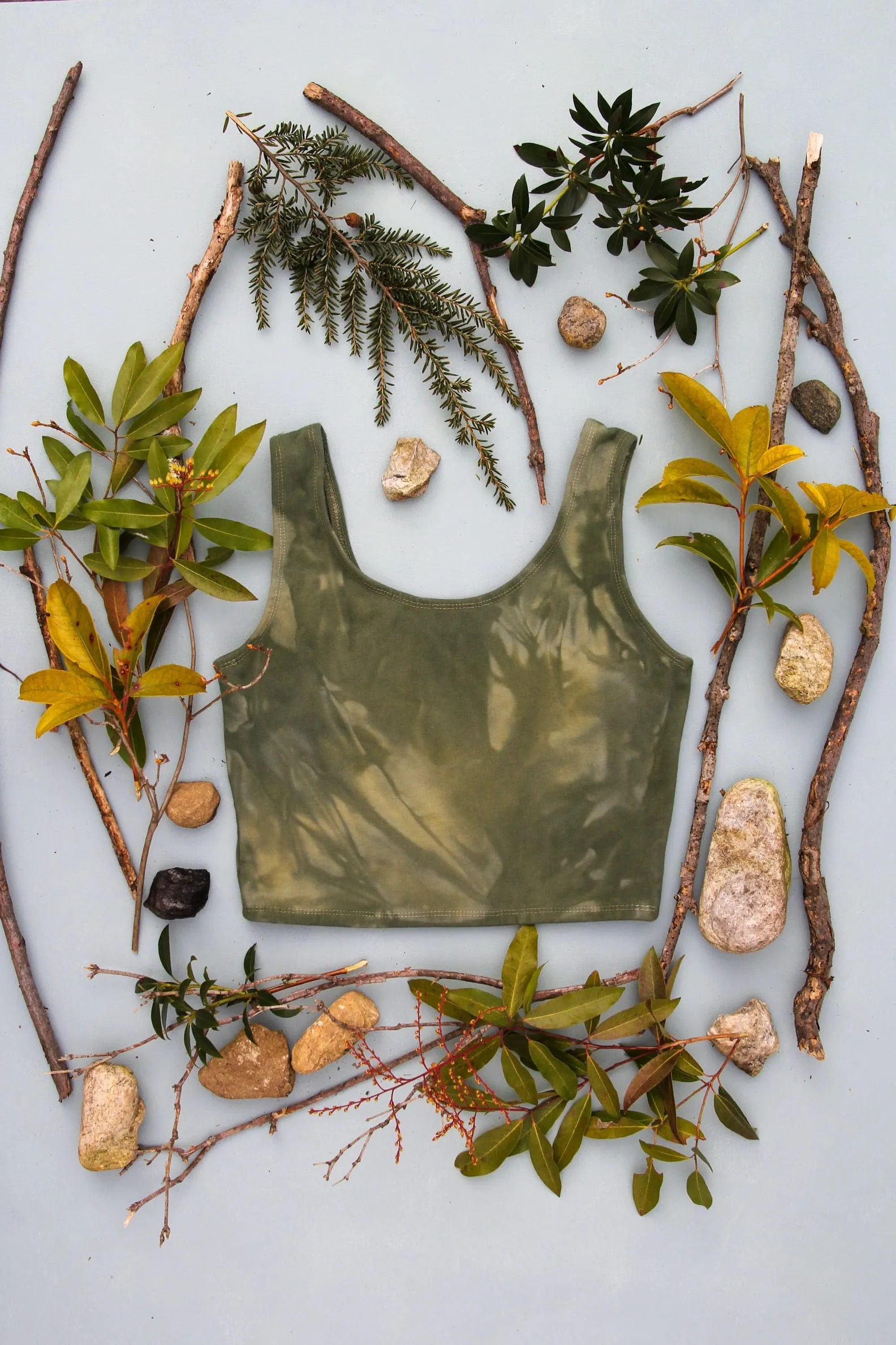 Green Goddess Organic Cotton Bra Top