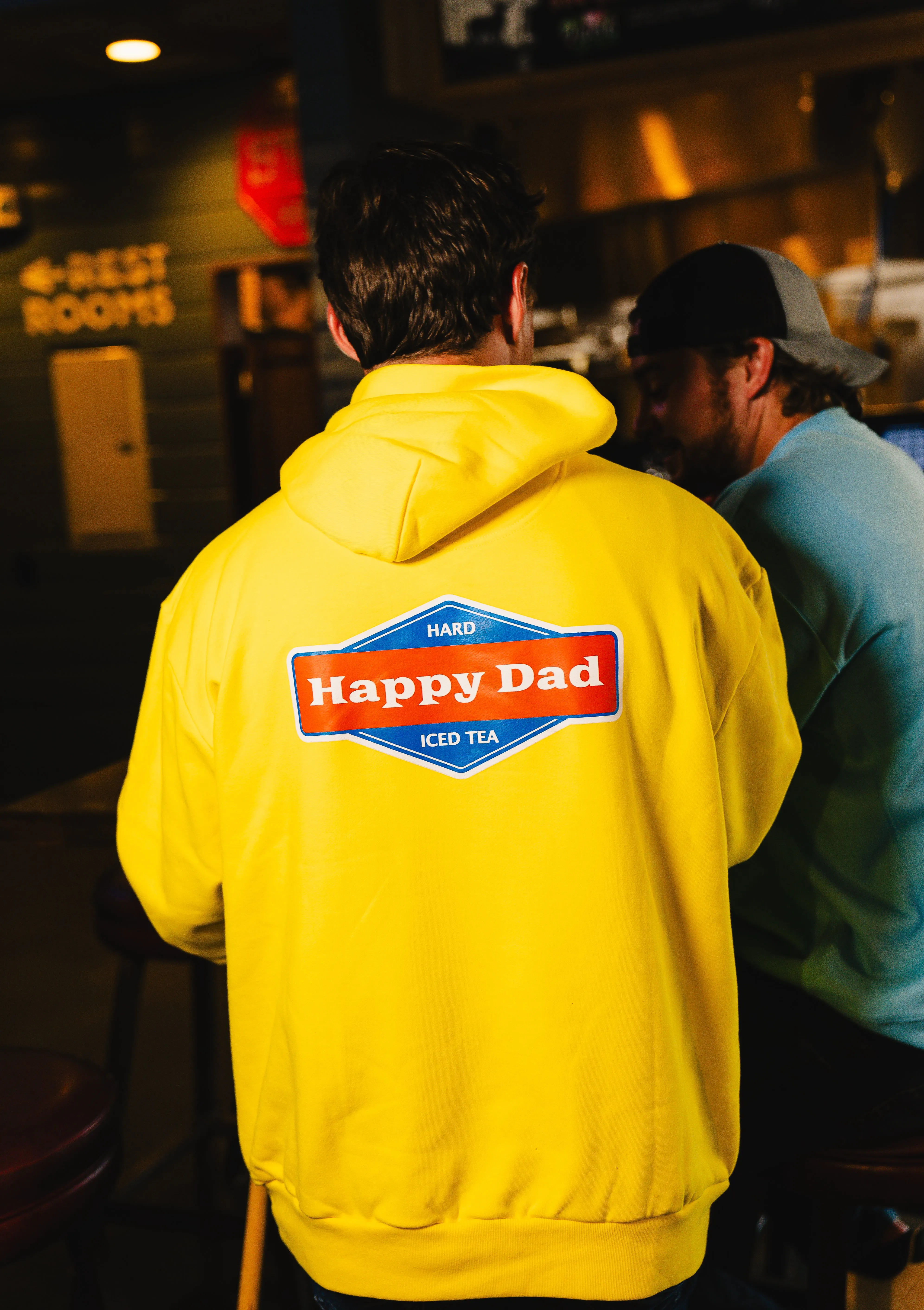 Happy Dad Hard Tea Hoodie (Yellow)