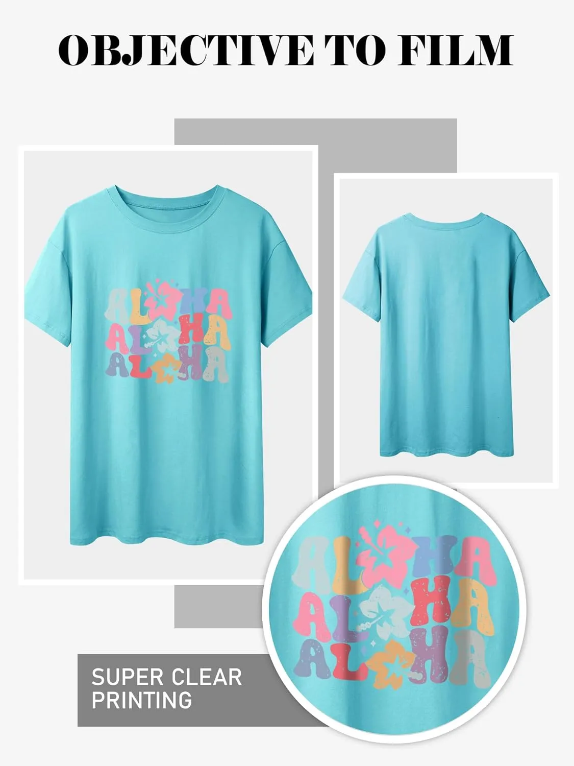 Hawaiian Shirts Women Oversized Aloha Shirt Flower Graphic Short Sleeve Family Vacation Beach T-Shirt Tops