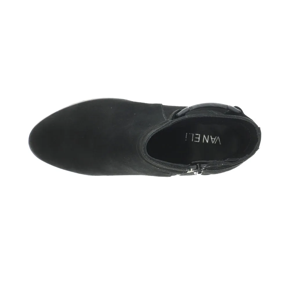Helli Round Toe Zippered Booties