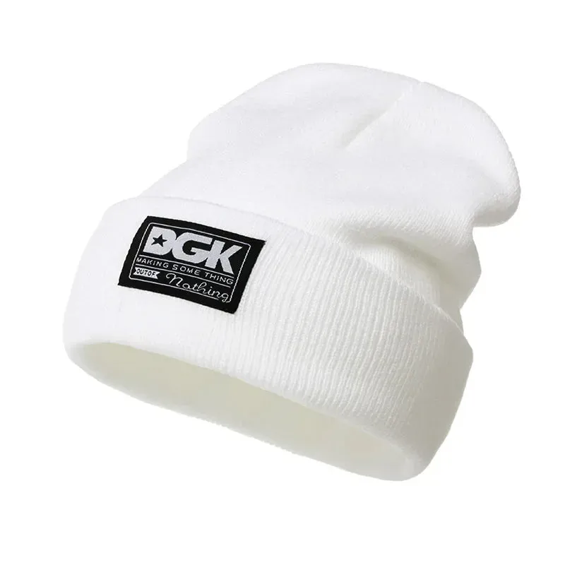 Knitted Woolen Beanie for Women & Men | Warm Hip-Hop Style Letter Hat for Autumn & Winter - Warm Gift for All
