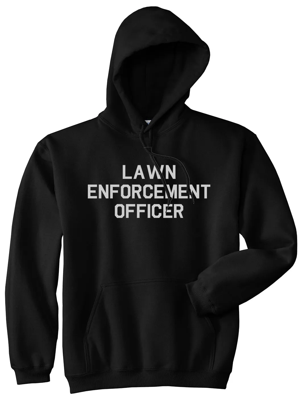 Lawn Enforcement Officer Funny Dad Grandpa Gift Mens Pullover Hoodie