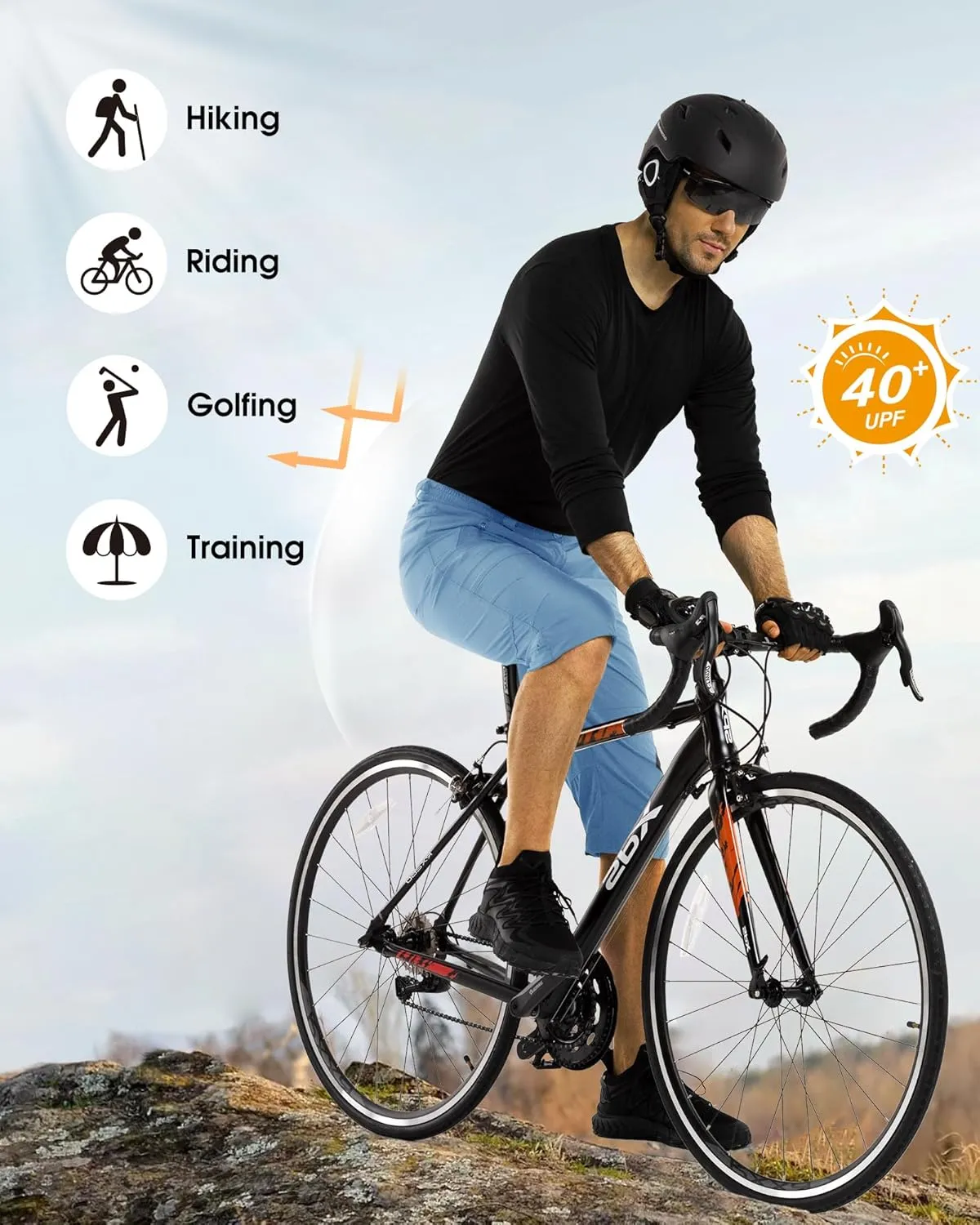 Men's Hiking Golf Capri Pants 3/4 Cargo Quick Dry Lightweight Stretch Below Knee Shorts Pants Travel Casual