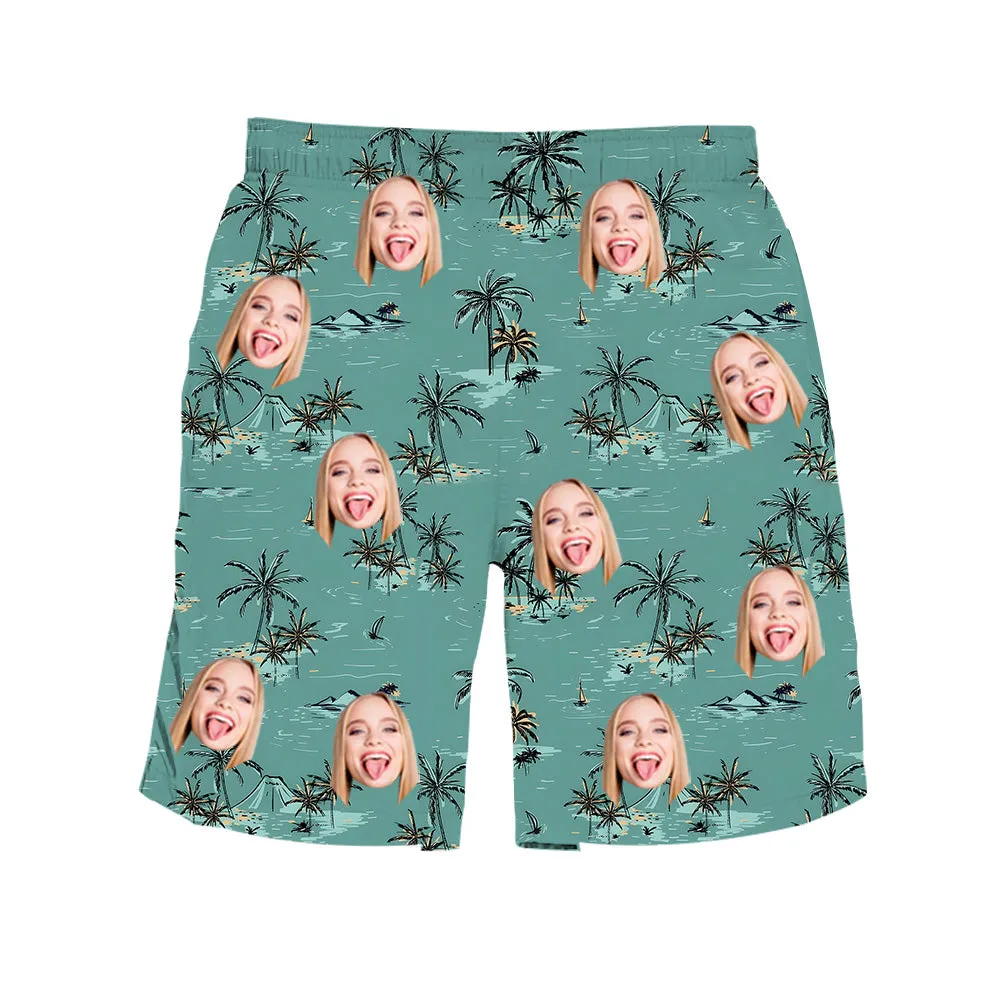 Men's Personalized Beach Shorts Casual Shorts Party Surprise Birthday Pool Beach Party For Dad Husband Friends