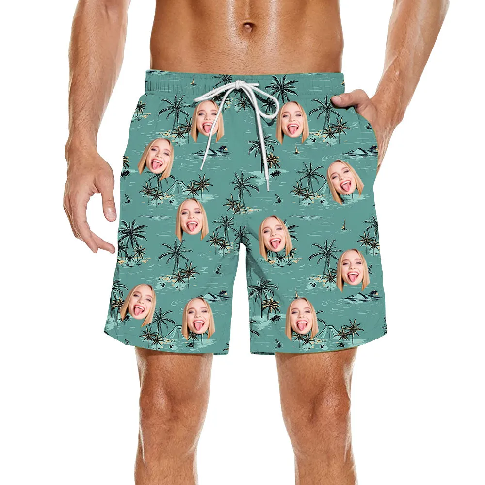 Men's Personalized Beach Shorts Casual Shorts Party Surprise Birthday Pool Beach Party For Dad Husband Friends