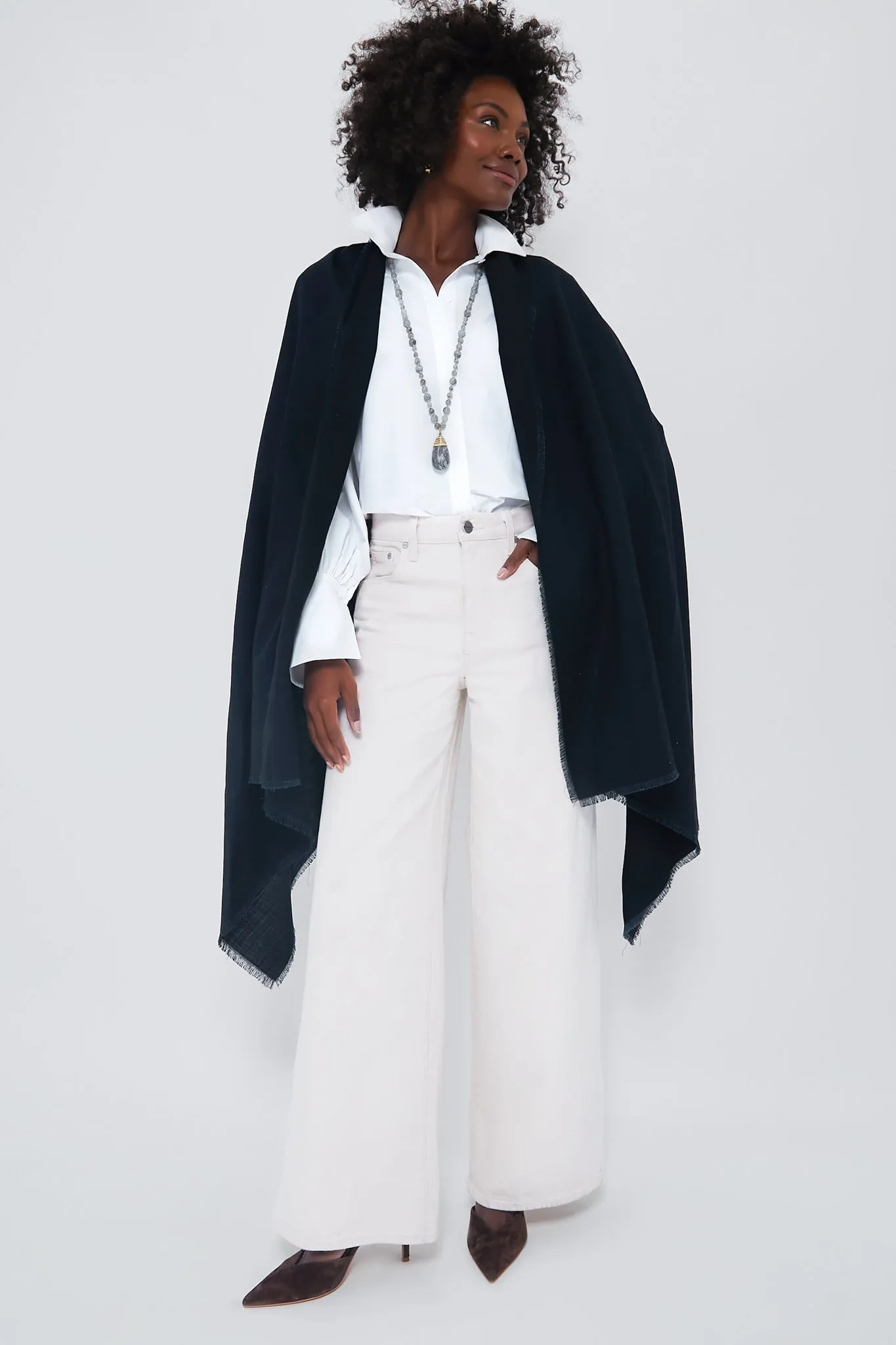 Navy Lady P Scarf