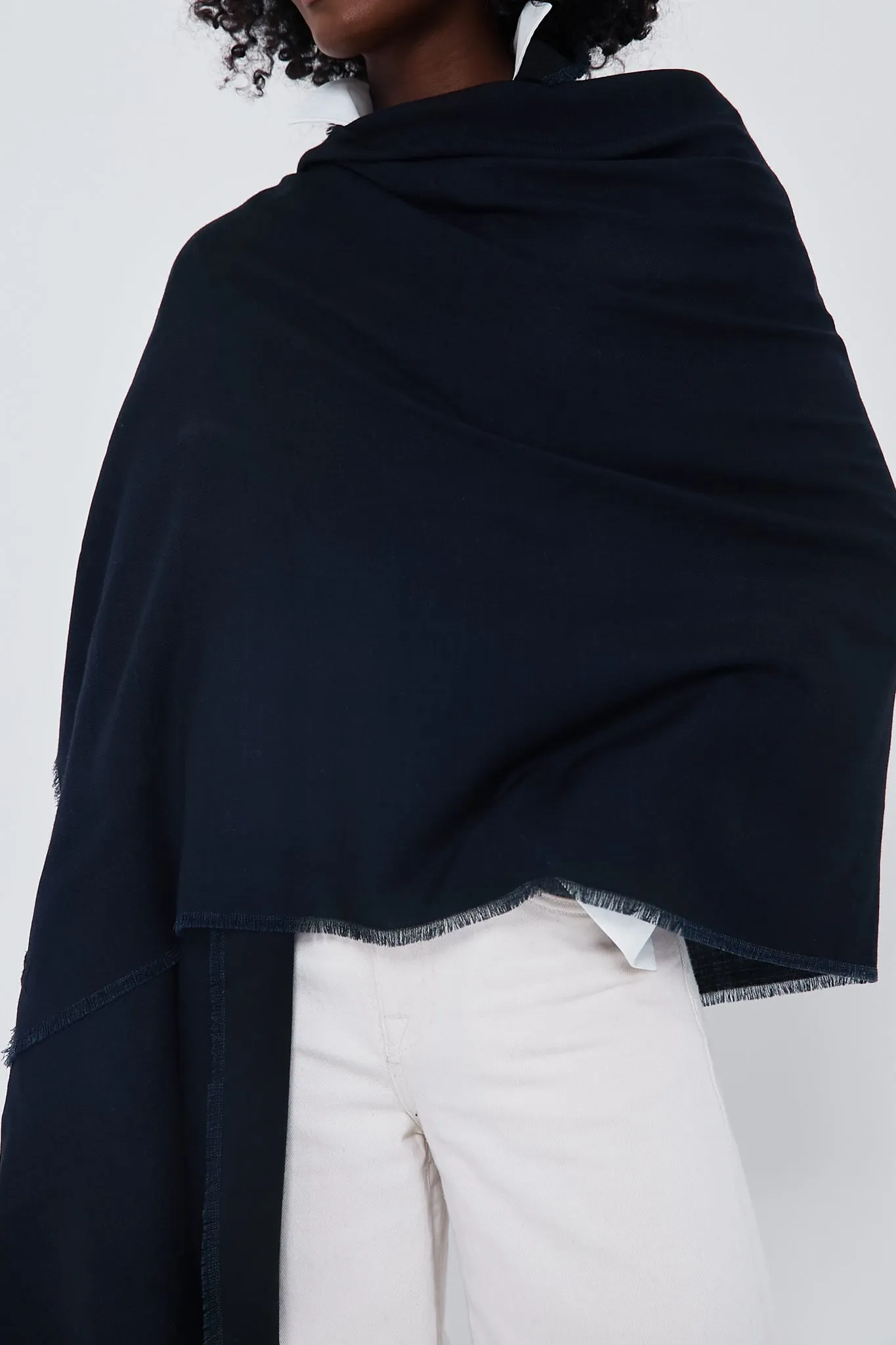 Navy Lady P Scarf