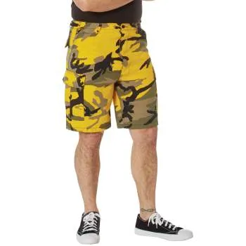 Stinger Yellow Camouflage BDU Shorts