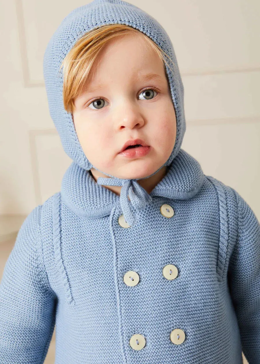The Mustard Herringbon Bloomers Baby Boy Look