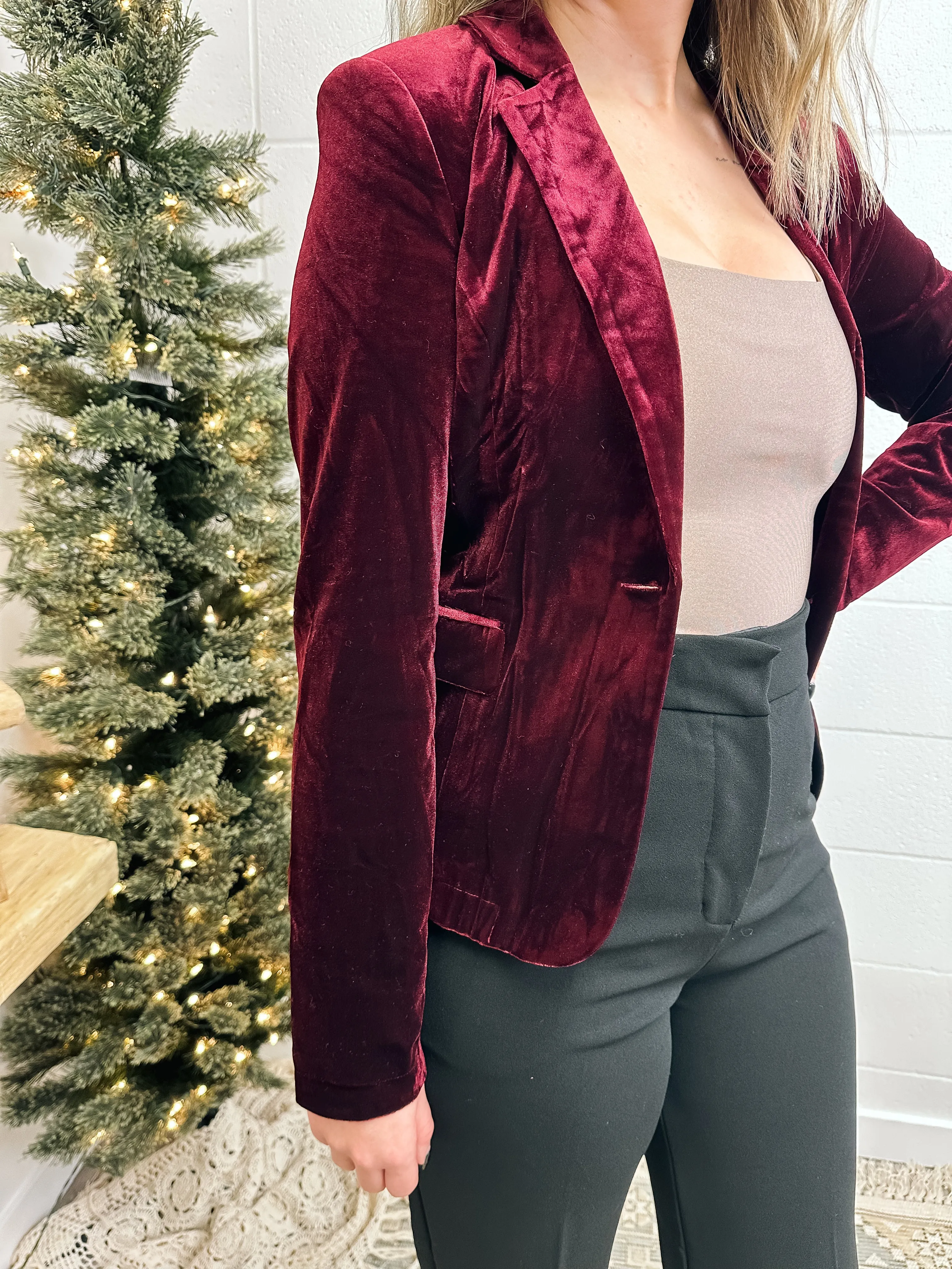 Velvet Blazer