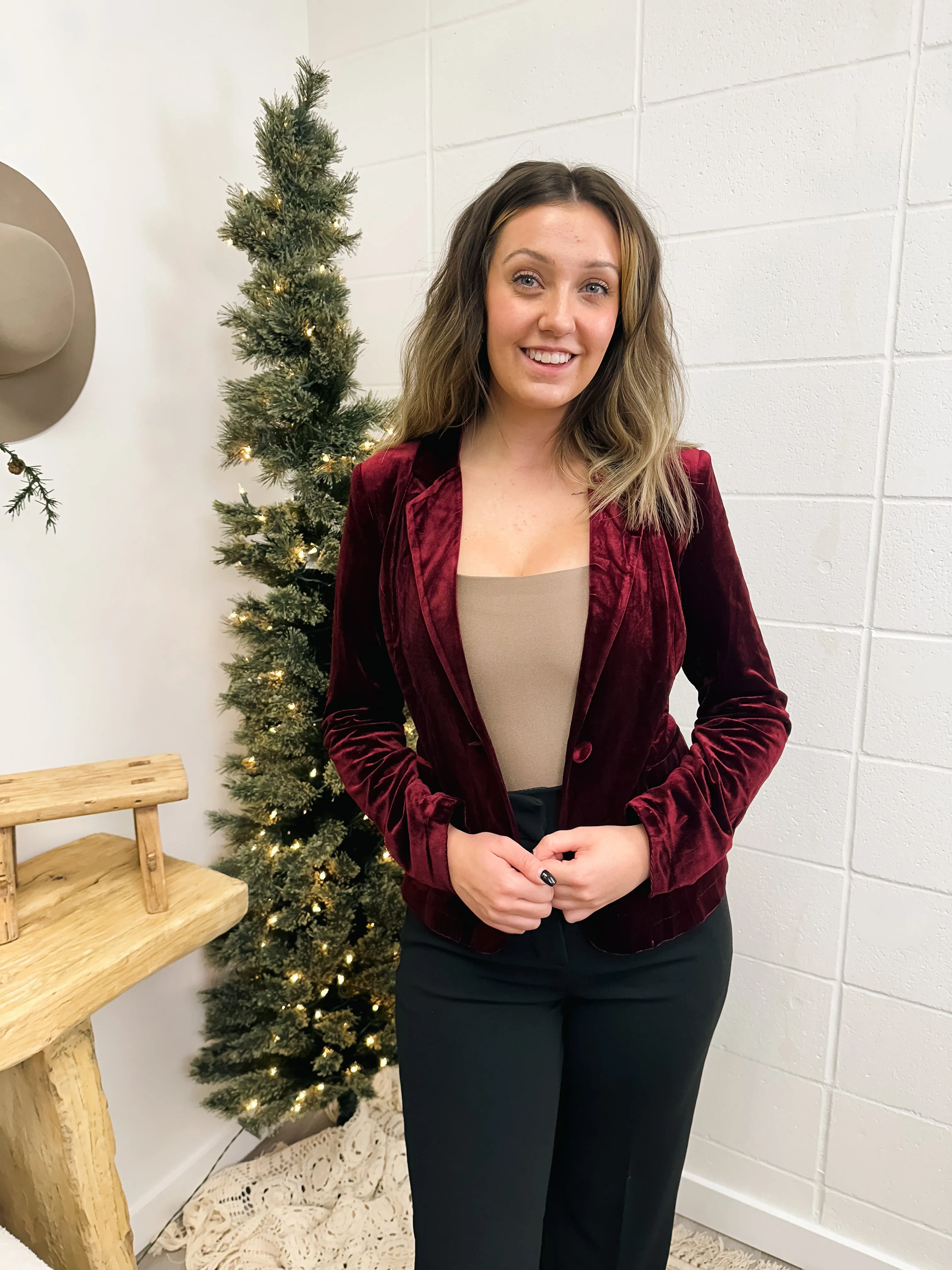 Velvet Blazer