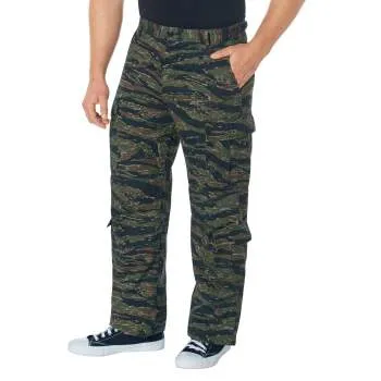 Vintage Paratrooper Fatigue Pants Tiger Stripe